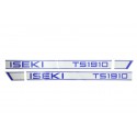Cost of delivery: Iseki TS1910 hood stickers