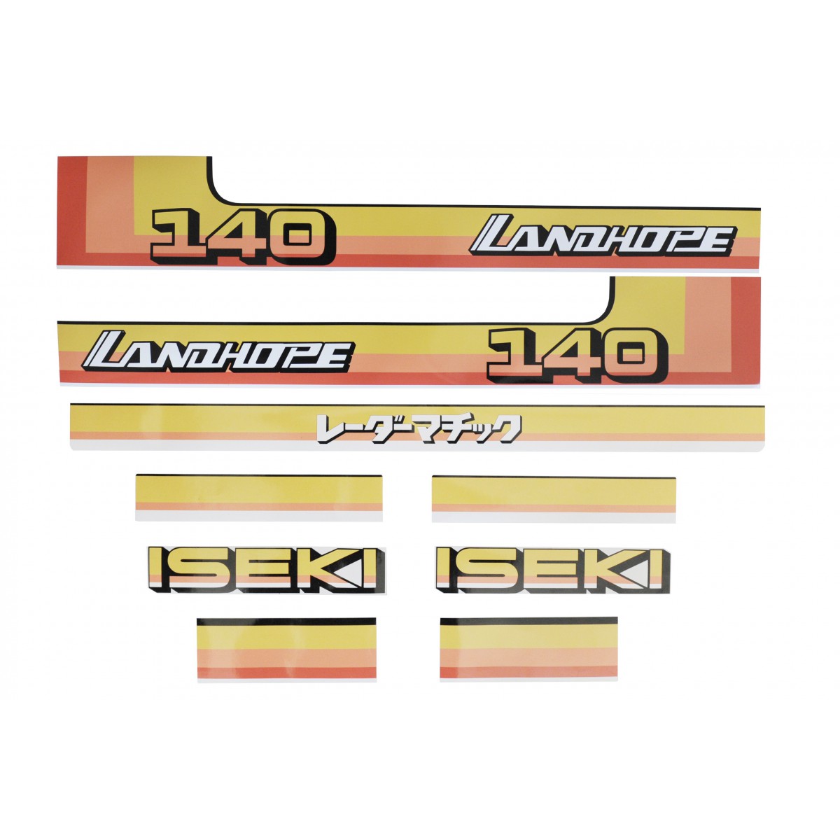 Iseki TU140 Landhope Stickers