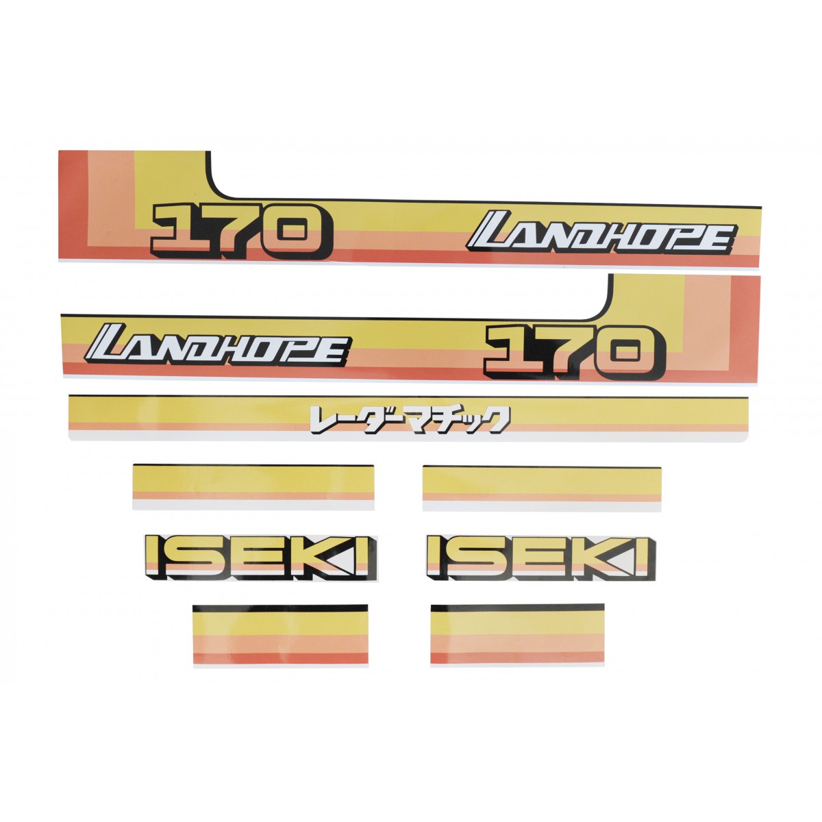 Iseki TU170 Landhope Stickers