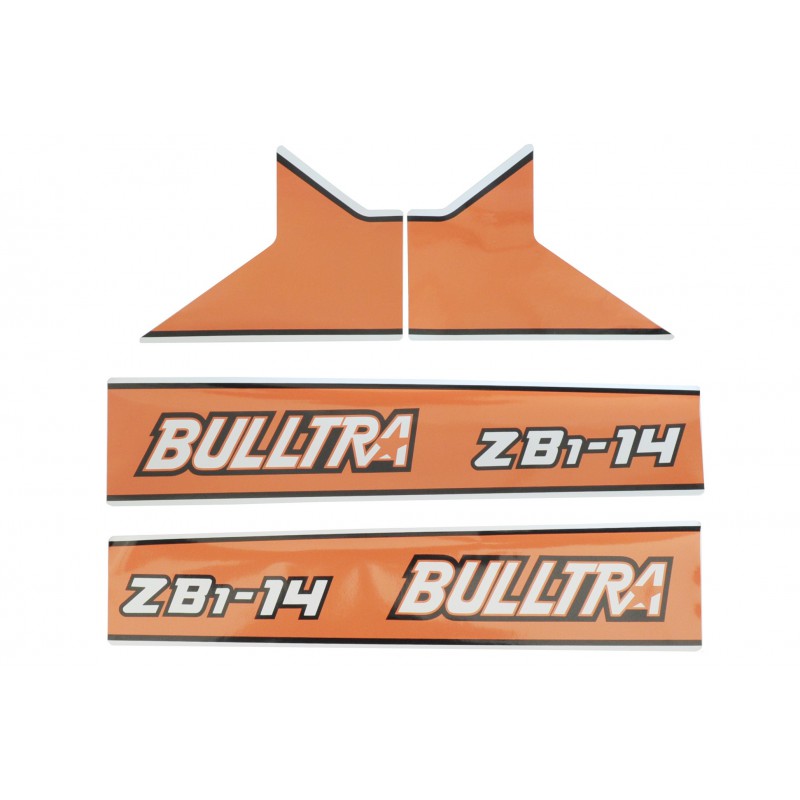 tous les produits - Autocollants Kubota Bulltra B1-14, ZB1-14