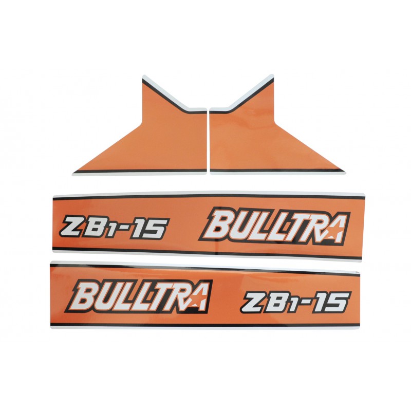 tous les produits - Autocollants Kubota Bulltra B1-15, ZB1-15