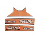 Cost of delivery: Kubota Bulltra B1-15, ZB1-15 stickers