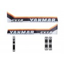 Cost of delivery: Yanmar FX18 stickers