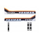 Cost of delivery: Autocollants Yanmar FX20