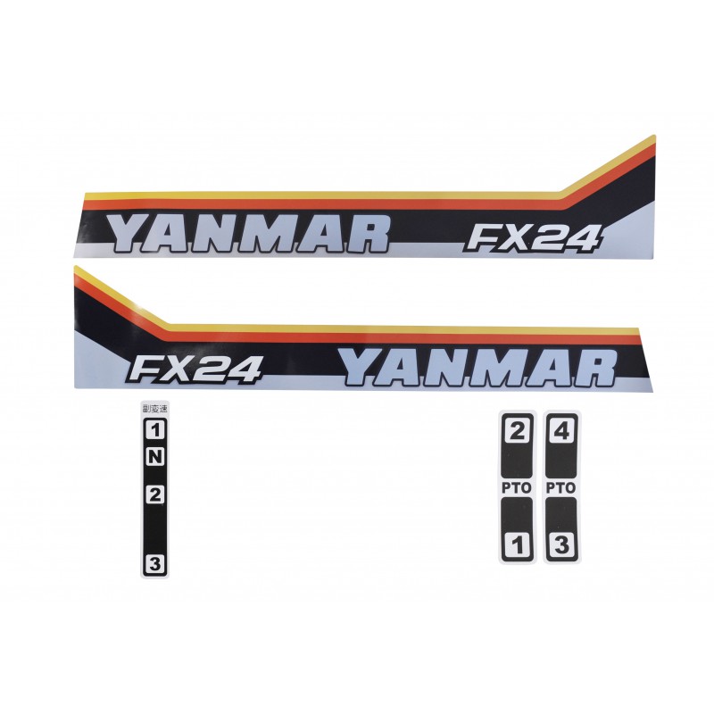 tous les produits - Autocollants Yanmar FX24