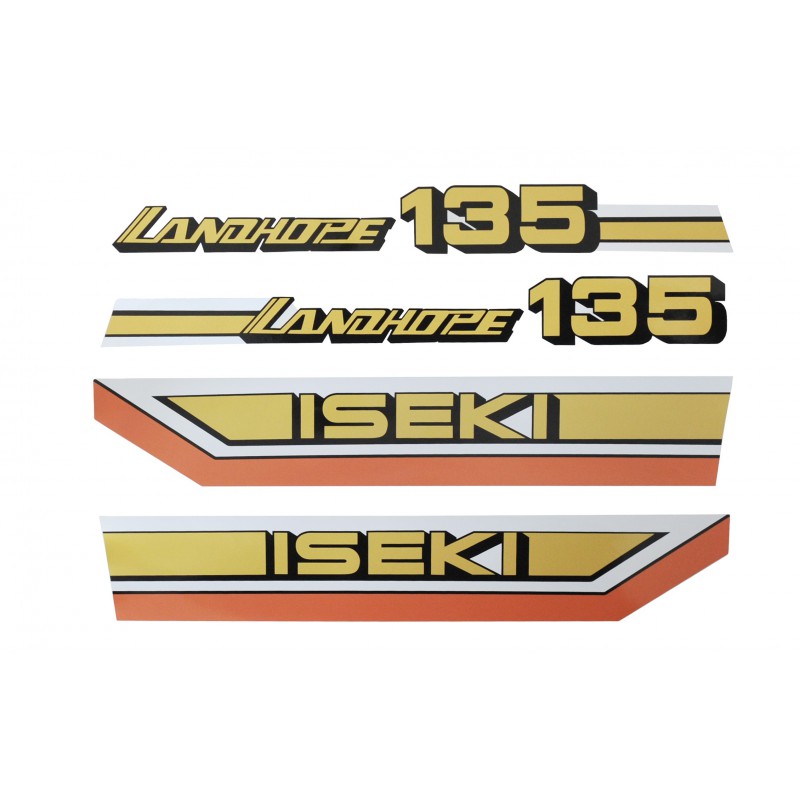 stickers - Iseki TU135 stickers