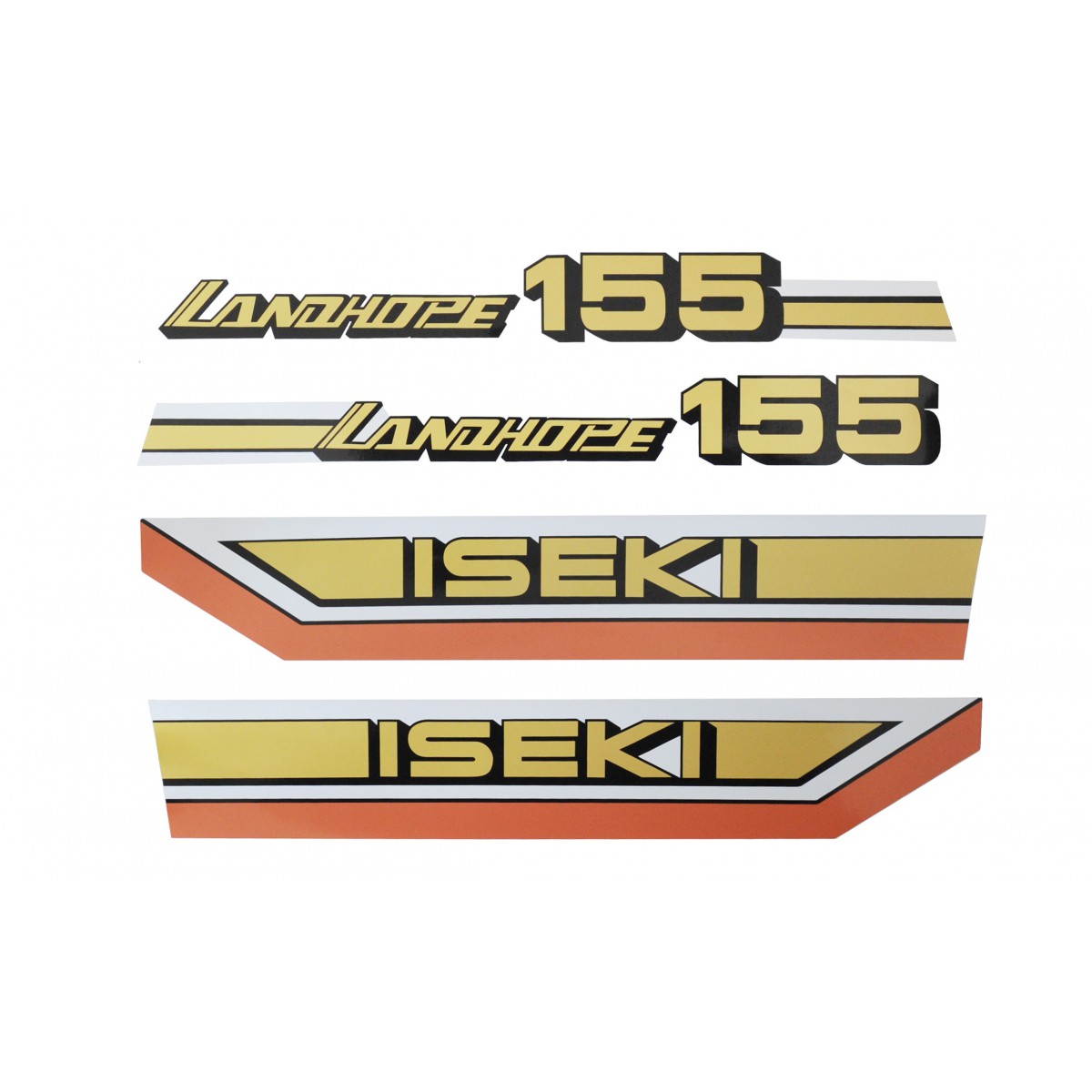 Stickers for the tractor Iseki TU 155