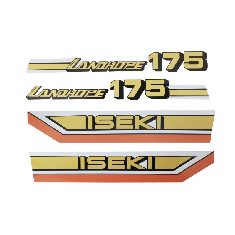 stickers - Iseki TU175 stickers