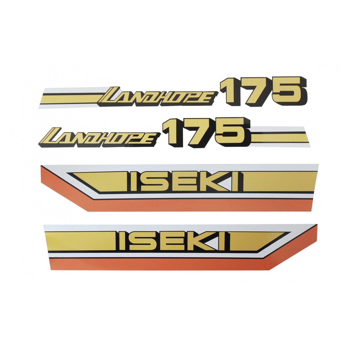 Iseki TU175 stickers