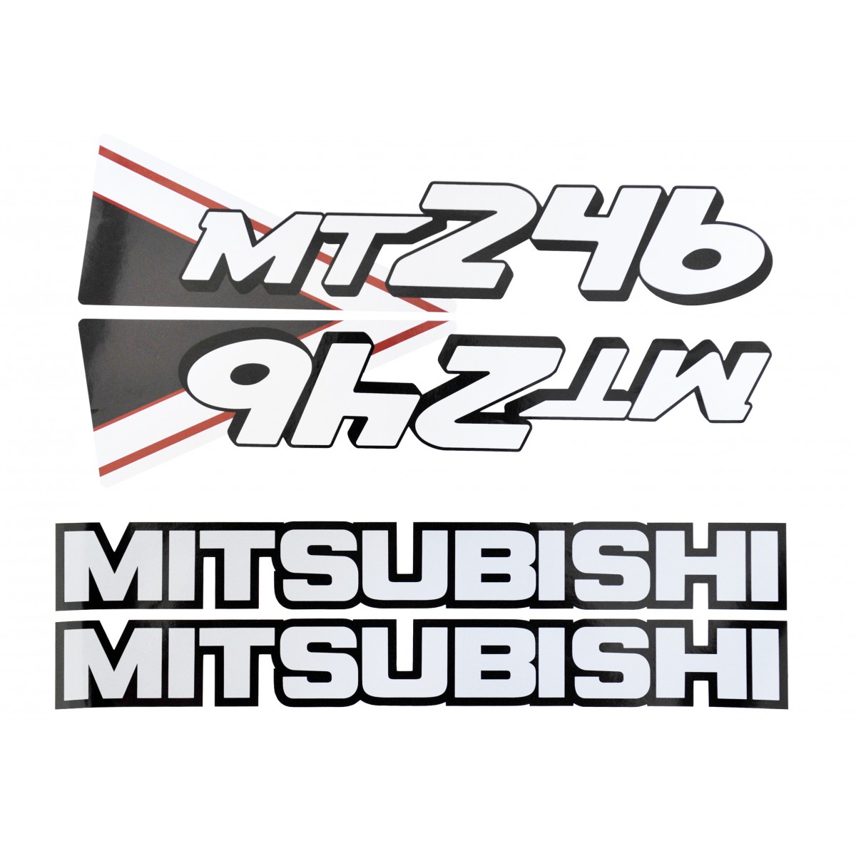 Mitsubishi MT246 decals sticker