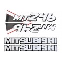 Cost of delivery: Autocollants Mitsubishi MT246