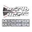 Cost of delivery: Mitsubishi MT246 Aufkleber