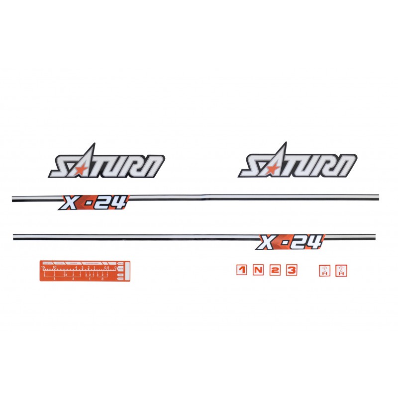 wszystkie produkty - Naklejki Kubota Saturn X-24