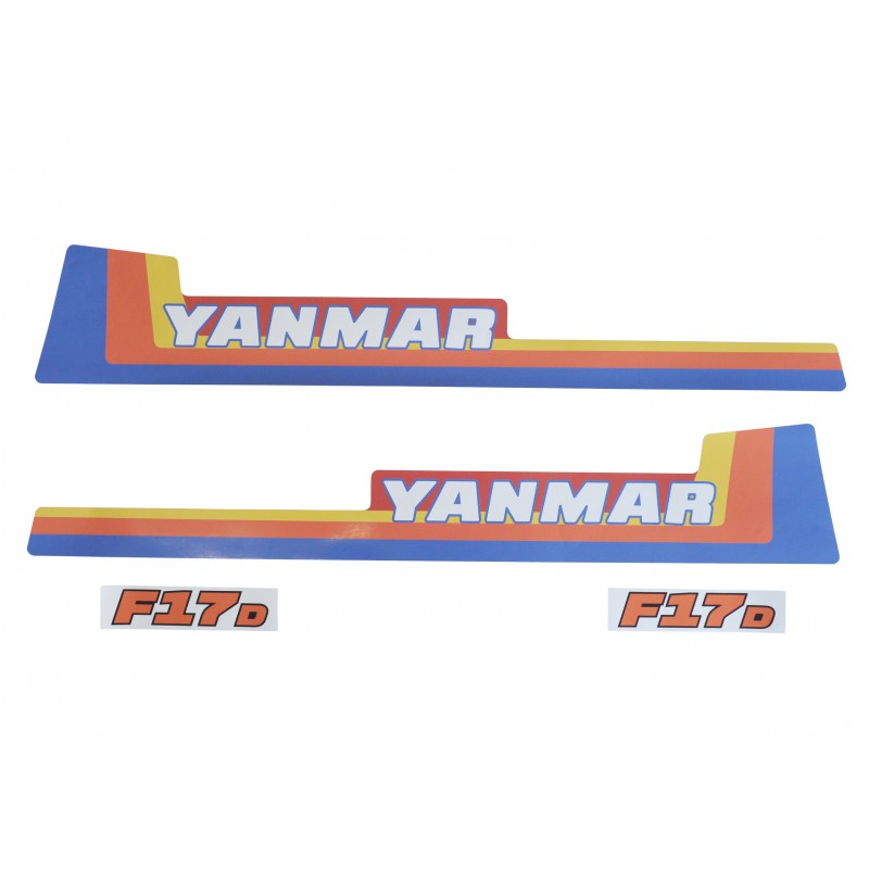 all products  - Stikers Yanmar F17D decals