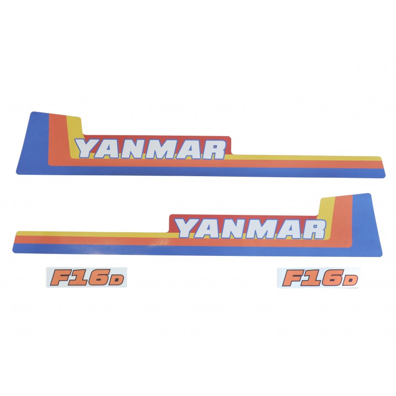 all products  - Stikers Yanmar F16D decals