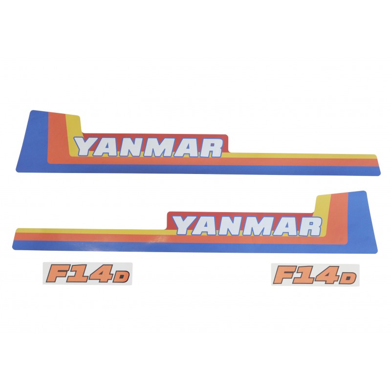 autocollants - Autocollants Yanmar F14D
