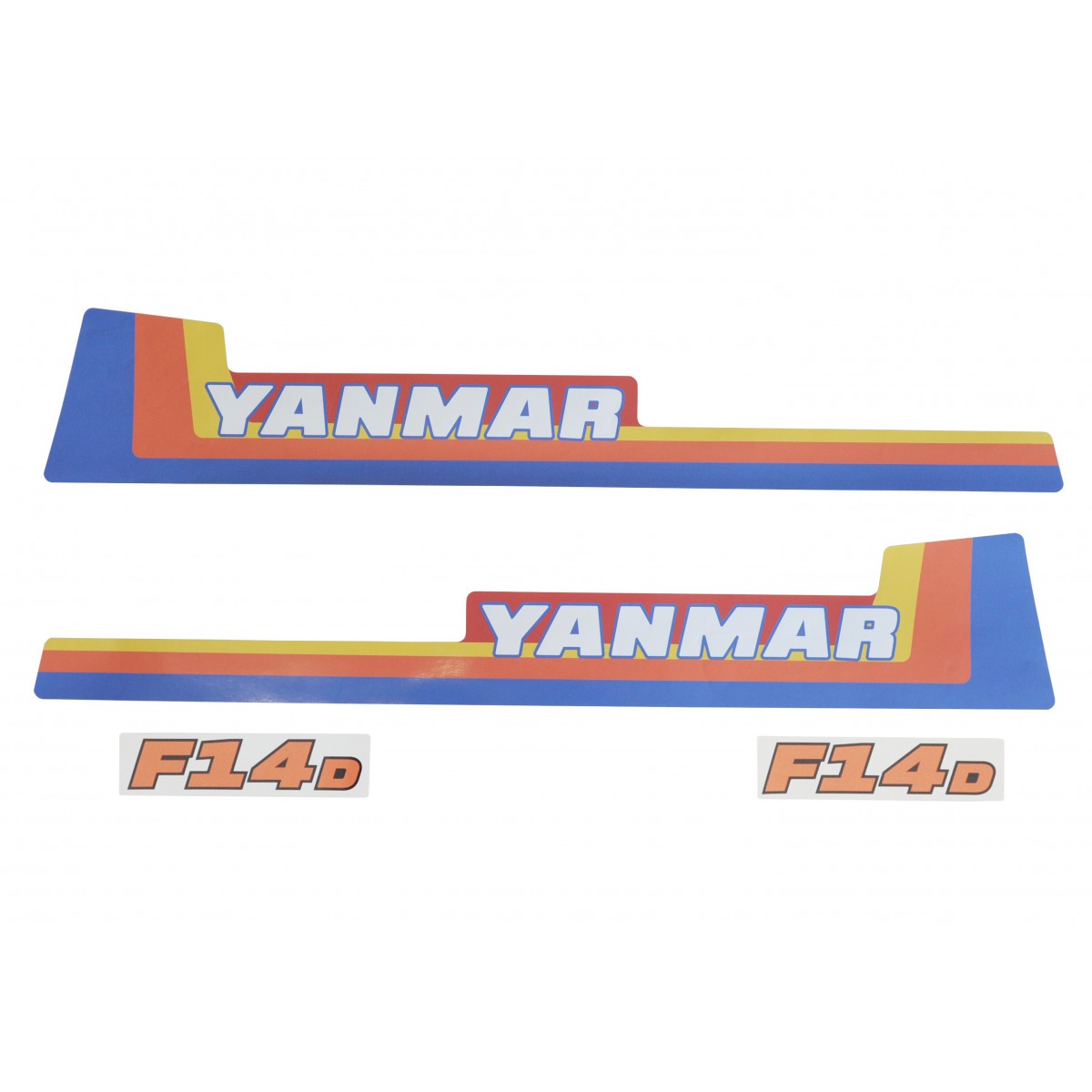 Stikers Yanmar F14D decals