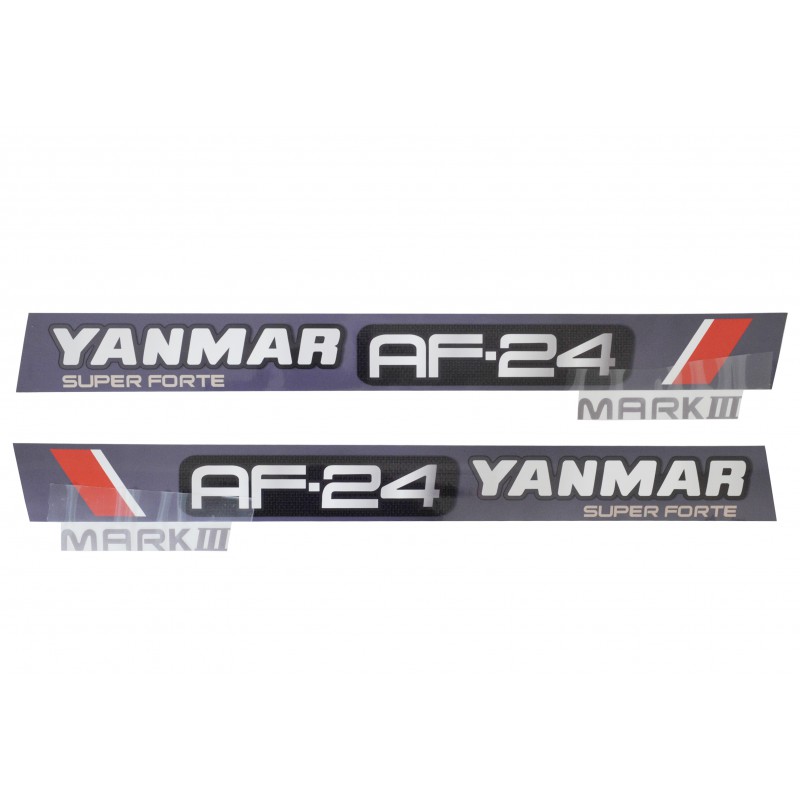 autocollants - Autocollants Yanmar AF24 MARK III