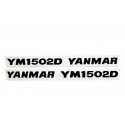 Cost of delivery: Aufkleber (2 Stück) Yanmar YM1502D