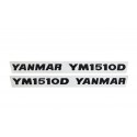 Cost of delivery: Stickers (2 pcs) Yanmar YM1510D