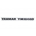 Cost of delivery: Autocollant Yanmar YM1602D