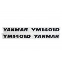 Cost of delivery: Autocollants (2 pièces) Yanmar YM1401D