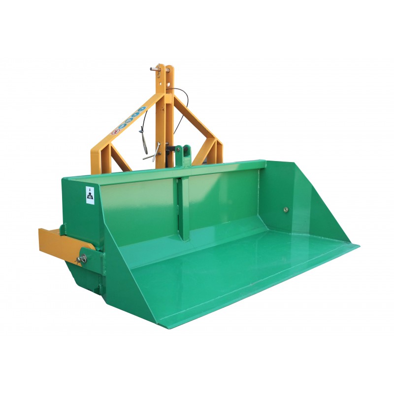 agricultural machinery - Transport box 160 cm with TRX manual tipper