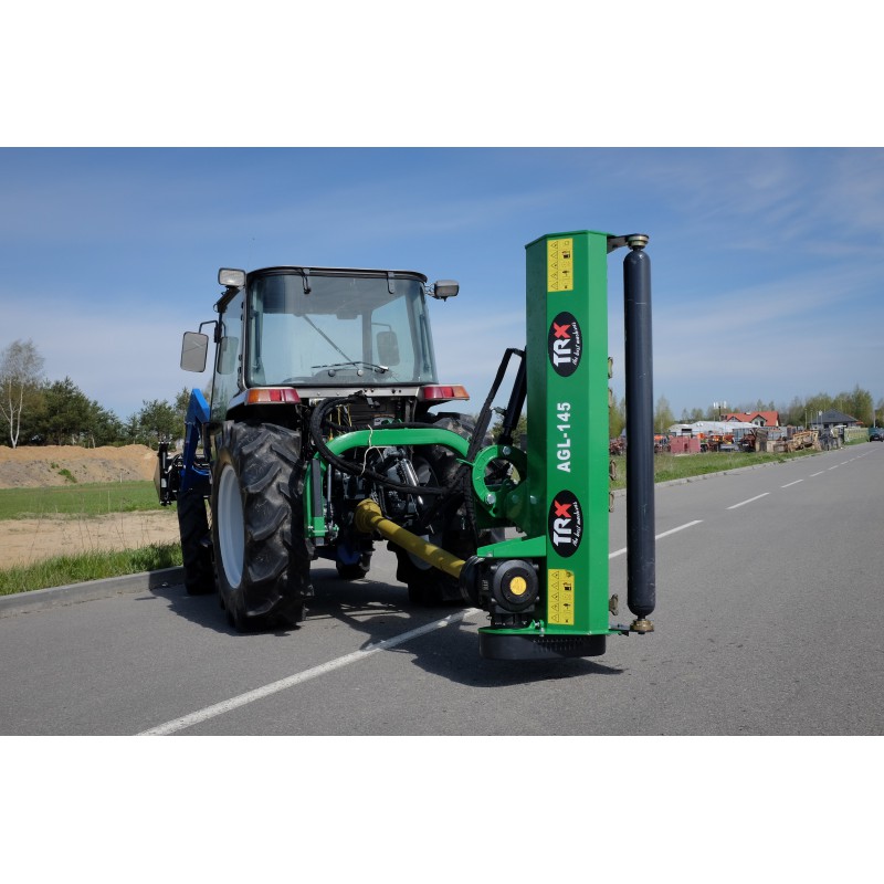 Flail mower on the AGL 145 TRX arm