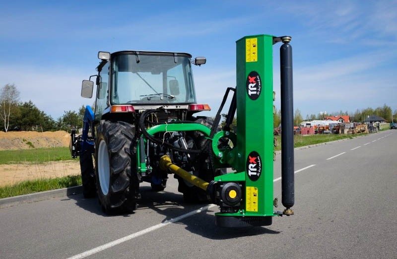 Flail mower on the AGL 125 TRX arm