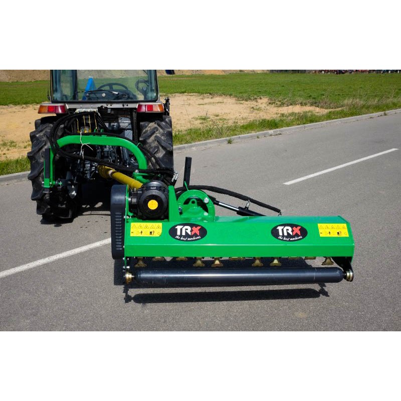 Flail mower on the AGL 165 TRX arm