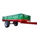 Cost of delivery: Single-axle agricultural trailer 3T (310 x 160 x 40 cm) with 4FARMER tipper