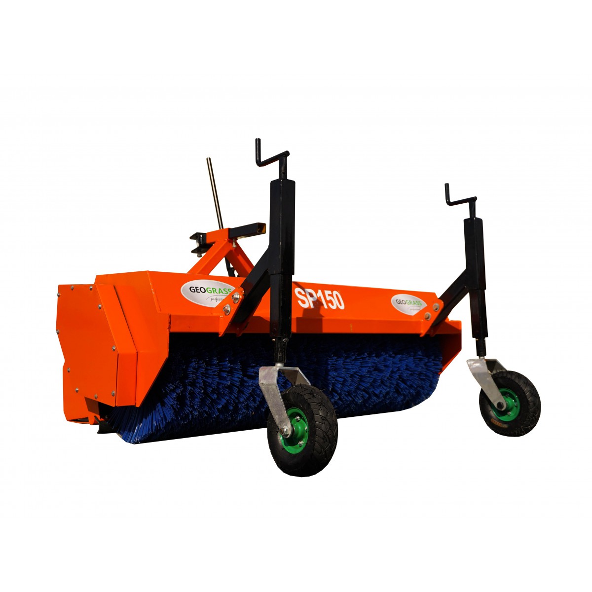 Balayeuse SP150 pour tracteur avec panier Geograss