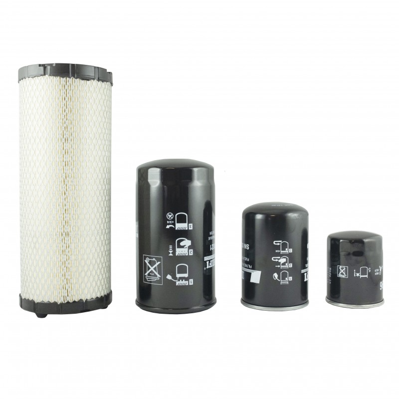 filter set - Kit, Massey Fergusson MF6028 filter set, Mitsubishi S3L engine (Mitsubishi TIII A MVS3L2)