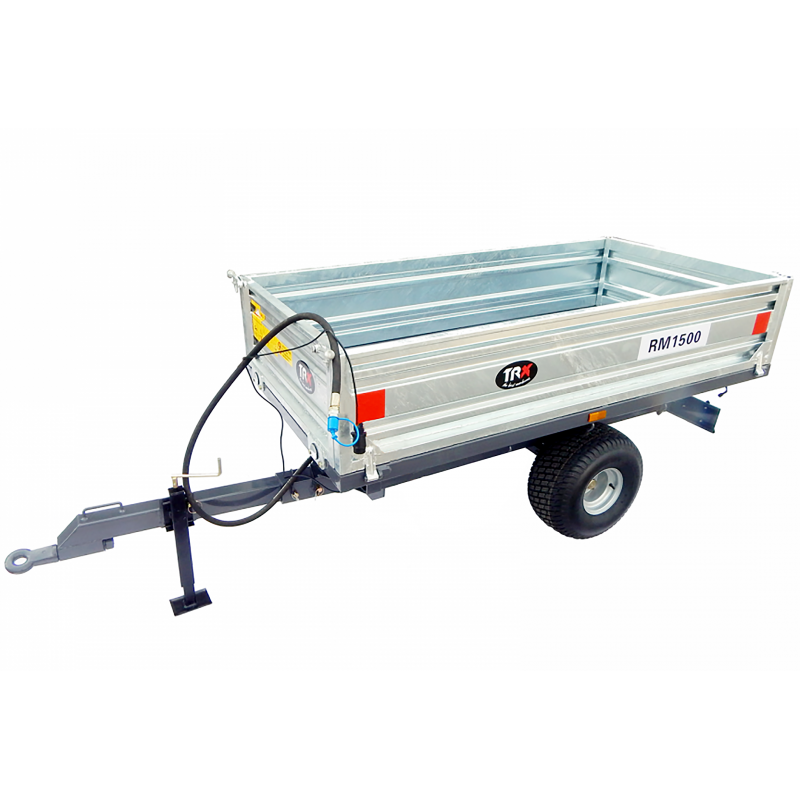 trailers - Single-axle agricultural trailer 1.5T BIG with TRX lighting