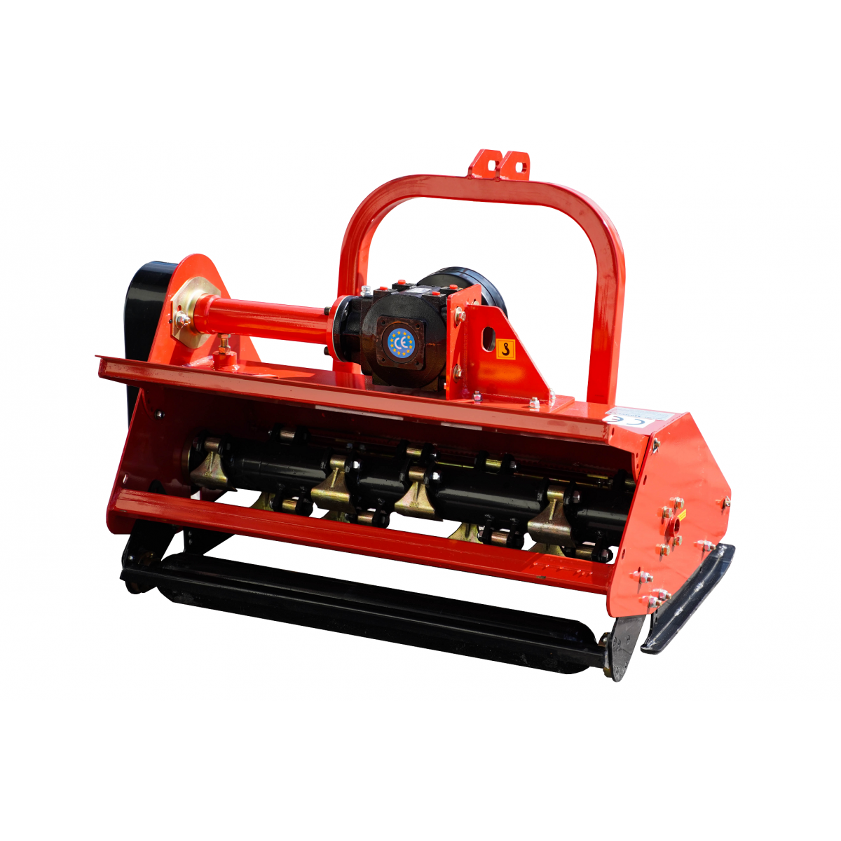 Flail mower EFGC-K 125, 4FARMER opening hatch - red
