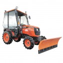 Cost of delivery: Kubota B2441 NeoStar 4x4 - 24KM / CAB + straight snow plow SB1300 130 cm, hydraulic 4FARMER