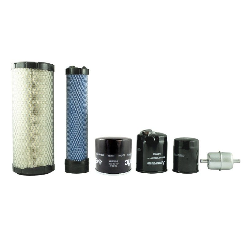 zestawy filtrow - Un conjunto de filtros para un motor de tractor Startrac 273 Mitsubishi S3L2