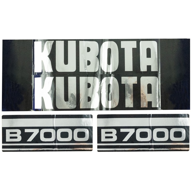 les pièces - Autocollants Kubota B7000