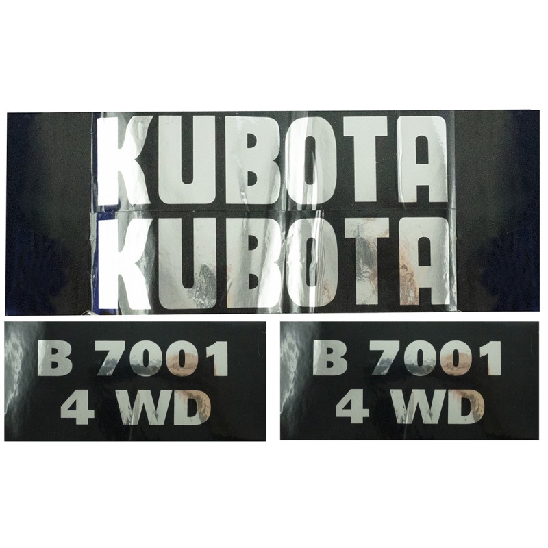 pegatinas - Pegatinas Kubota B7001 4WD