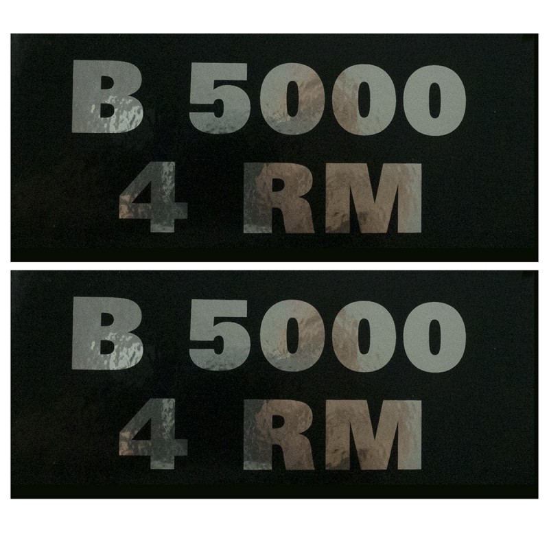 Parts_for_Japanese_mini_tractors - Kubota B5000 4RM stickers