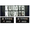 Cost of delivery: Kubota B5000 4WD pegatinas