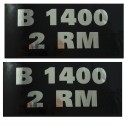 Cost of delivery: Kubota B1400 2RM stickers