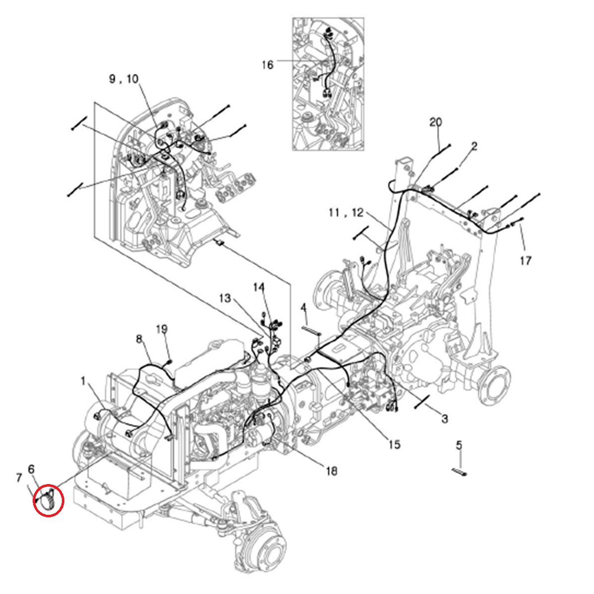 Bouton, klaxon, interrupteur de klaxon 12V/10A / LS MT1.25 / TRG750 /  A1750282 / 40007065