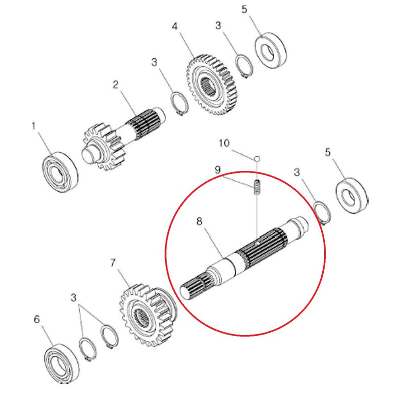 Kit Transmission SKF VKJC 8149 - Pour Dacia Logan/Sandero, Renault Sandero/Logan I - Arbre De Transmission Droit