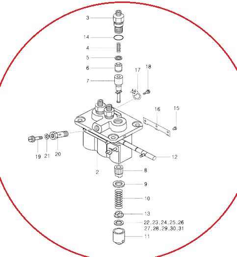 Injection pump / LS XJ25 / 31B6514090 / 40225027