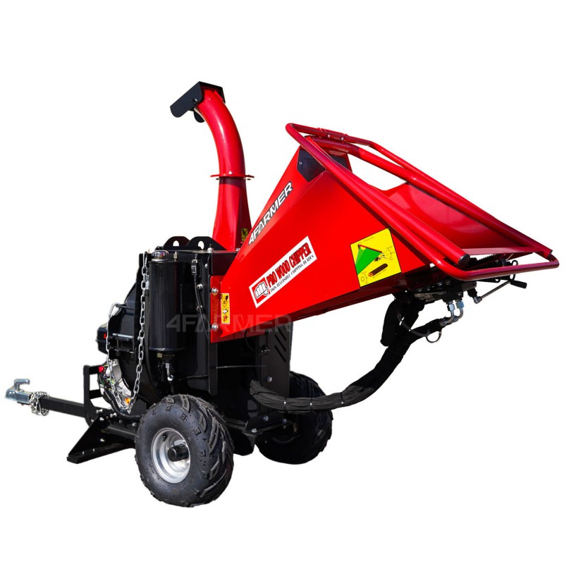 atv petrol chippers - DR-CS-15HP hydraulic petrol disc chipper 4FARMER - 15KM