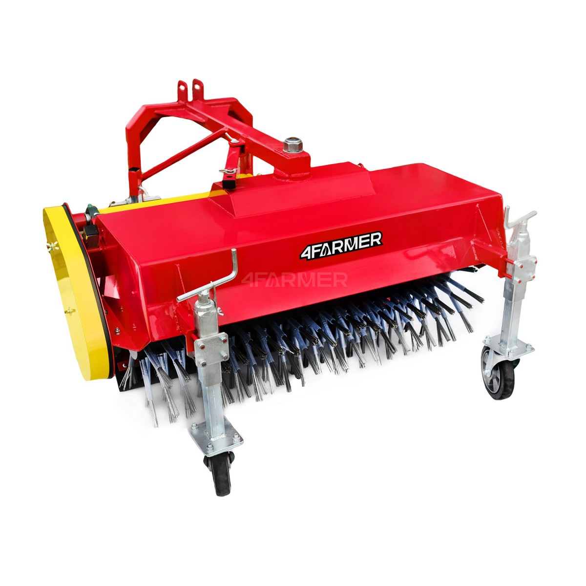 CH1200 weeder for the 4FARMER tractor with basket