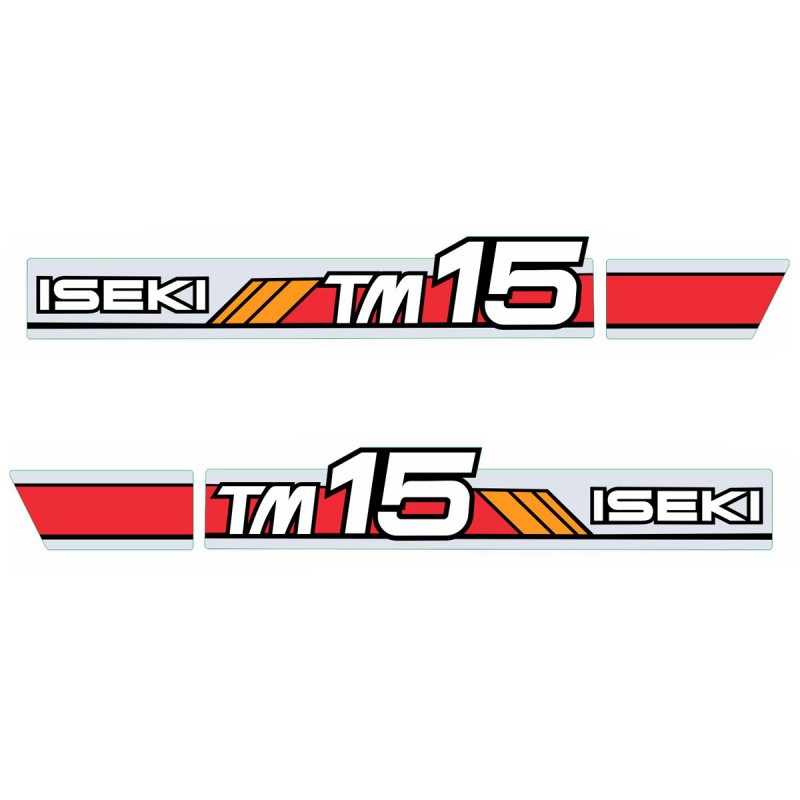 parts for iseki - Iseki TM15 stickers