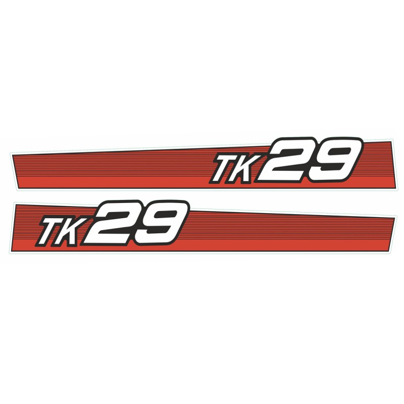 parts for iseki - Iseki TK29 stickers