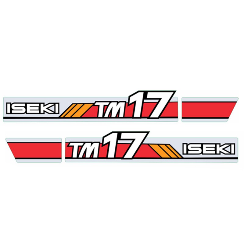 parts for iseki - Iseki TM17 stickers